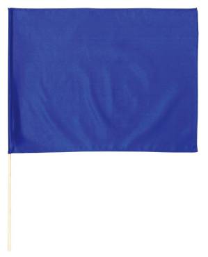 サテン特大旗 コバルトブルー φ12㎜